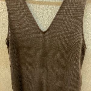 Uniqlo Check Jumper Skirt